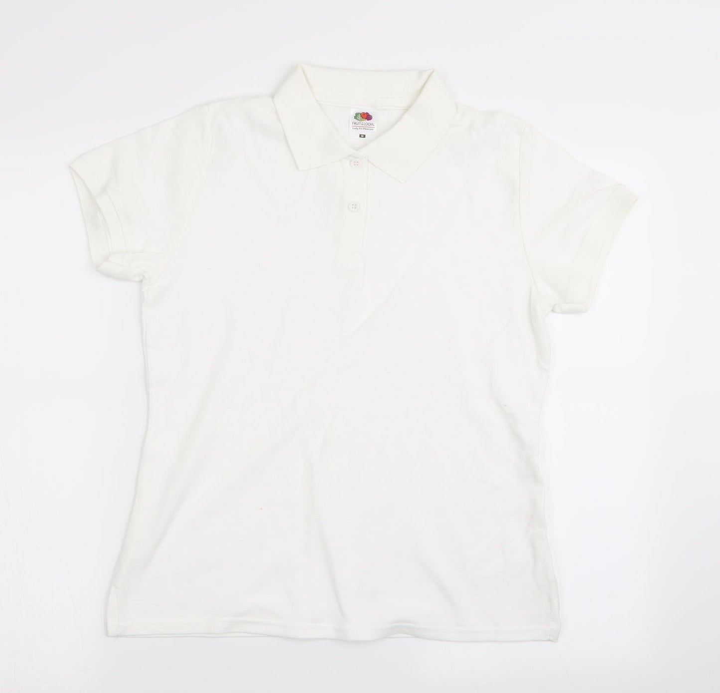 Fruit of the Loom Boys White   Basic Polo Size M