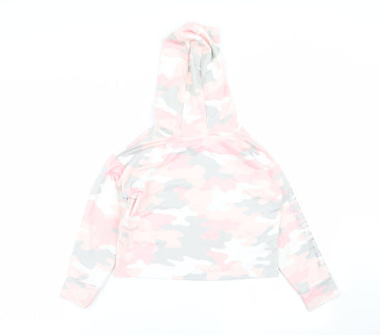 Asda George Girls Multicoloured Camouflage  Pullover Jumper Size 7-8 Years