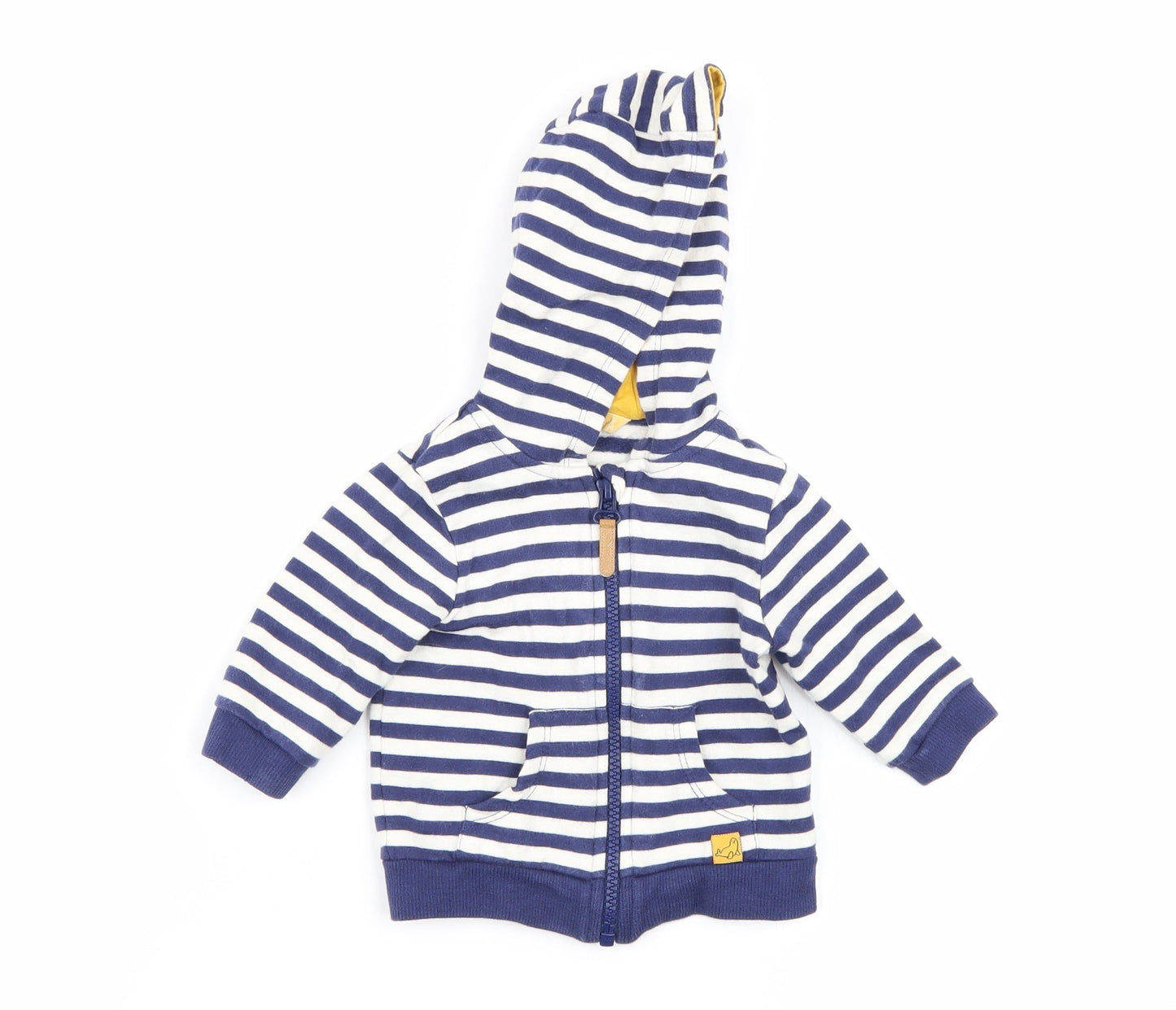 John Lewis Boys Multicoloured Striped  Full Zip Jumper Size 0-3 Months
