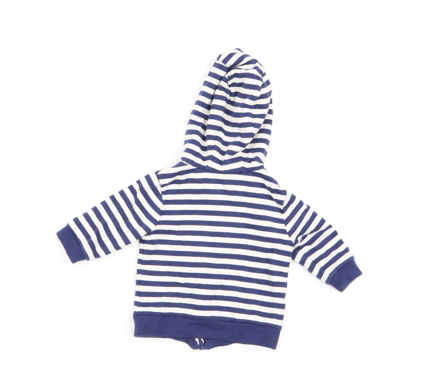 John Lewis Boys Multicoloured Striped  Full Zip Jumper Size 0-3 Months