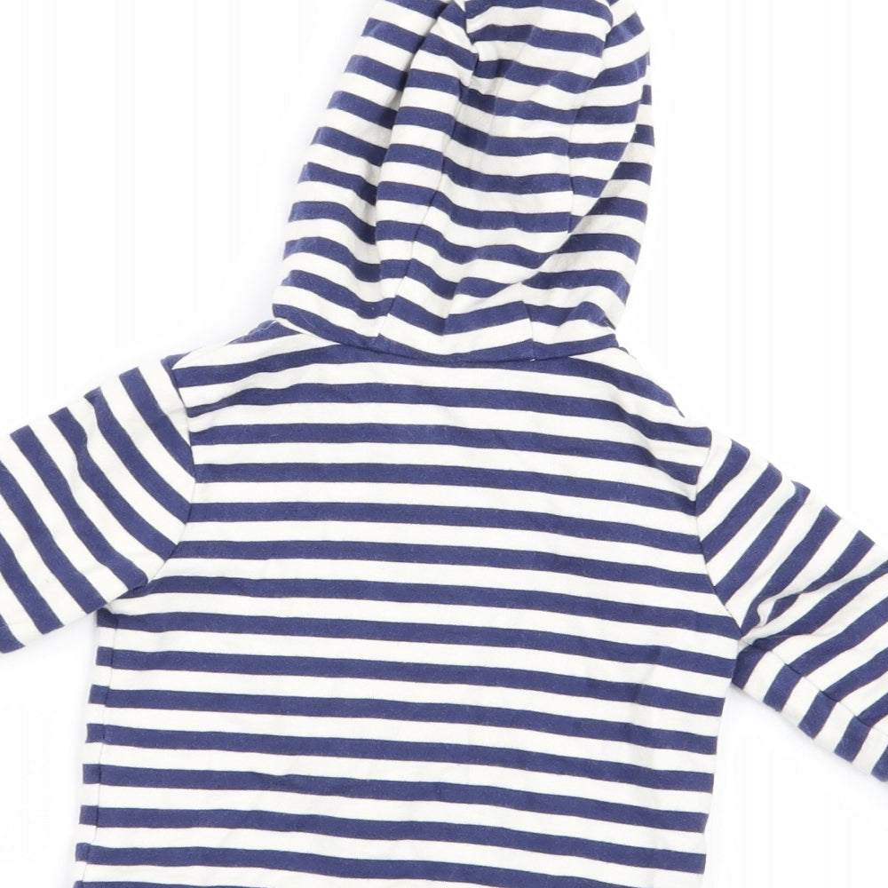 John Lewis Boys Multicoloured Striped  Full Zip Jumper Size 0-3 Months