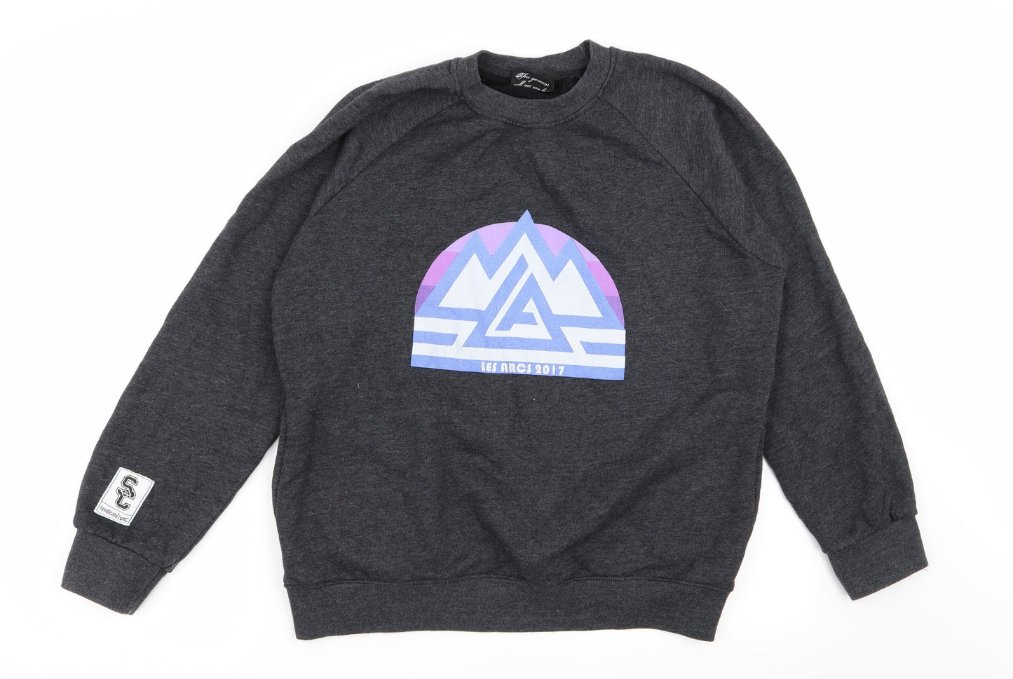 Syndicate Mens Grey   Pullover Jumper Size M