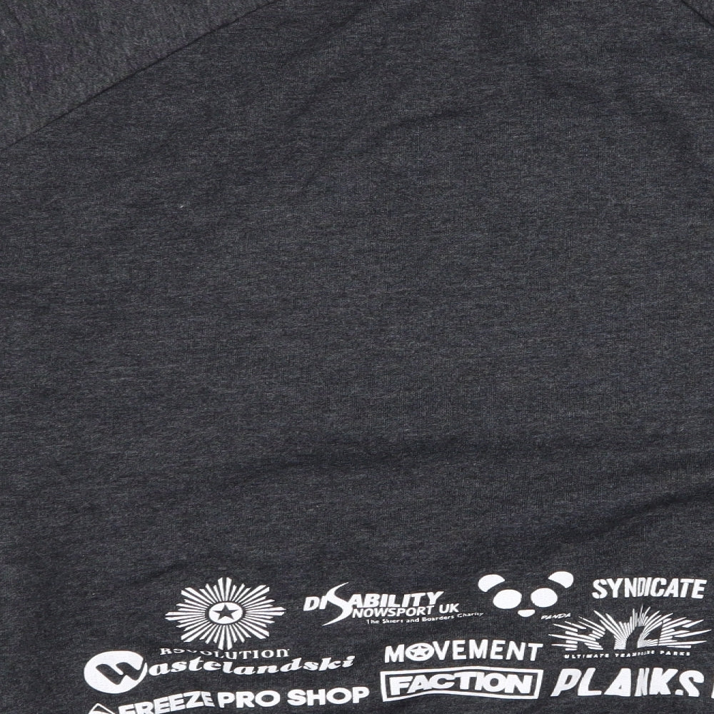 Syndicate Mens Grey   Pullover Jumper Size M