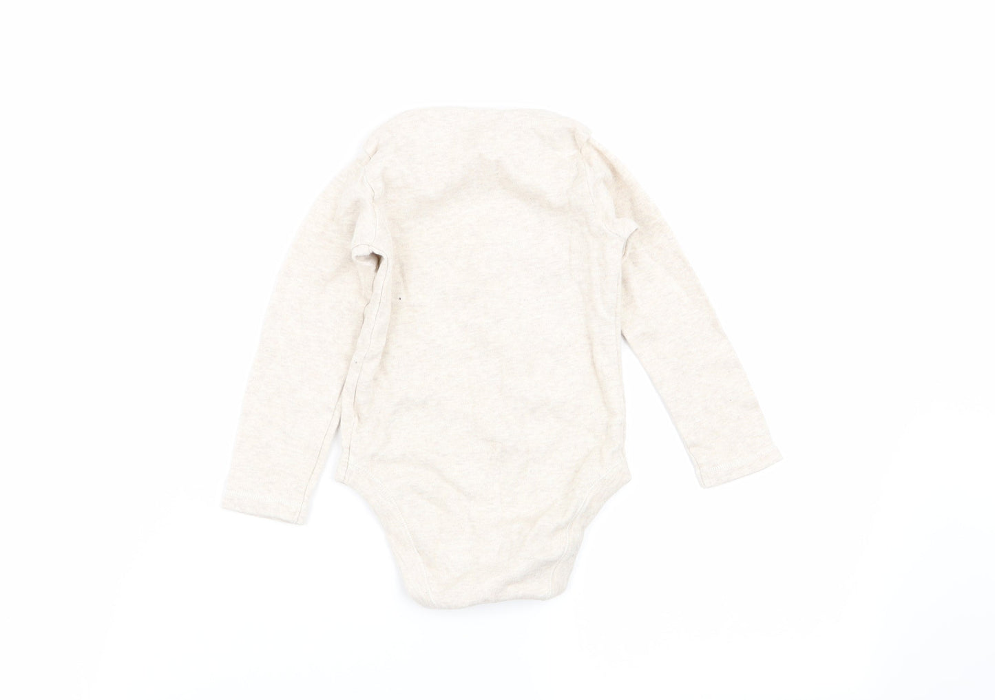 Nutmeg Boys Beige   Babygrow One-Piece Size 12-18 Months