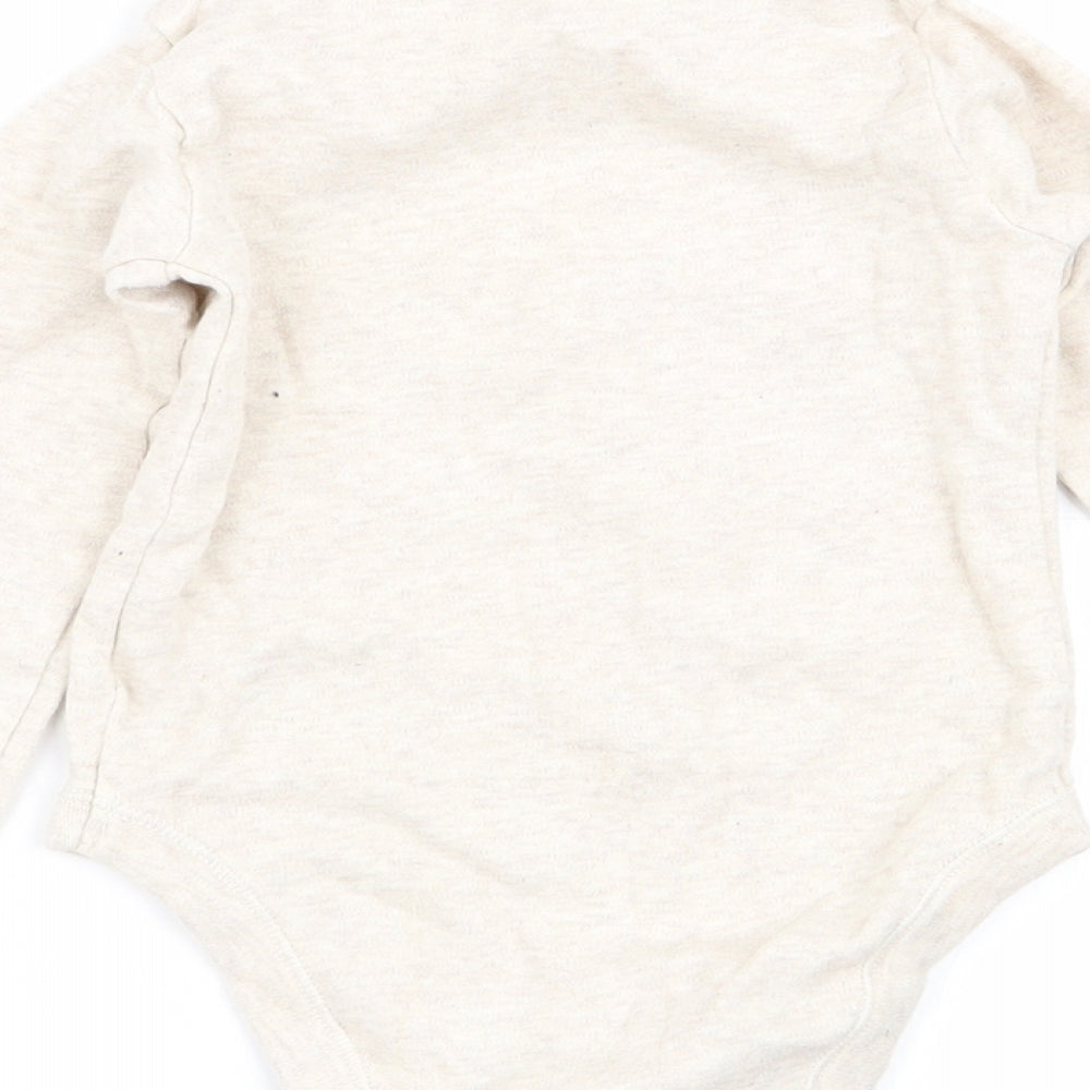 Nutmeg Boys Beige   Babygrow One-Piece Size 12-18 Months