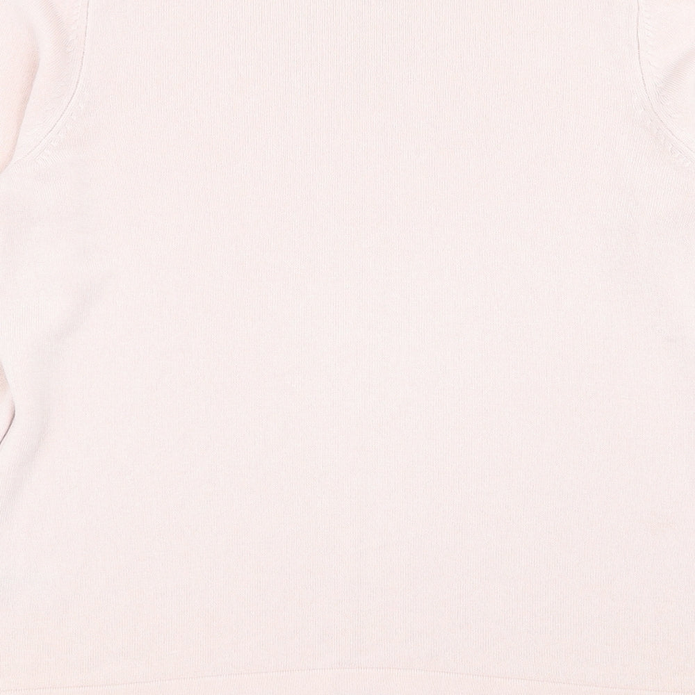 M&S Womens Pink   Pullover Jumper Size 10
