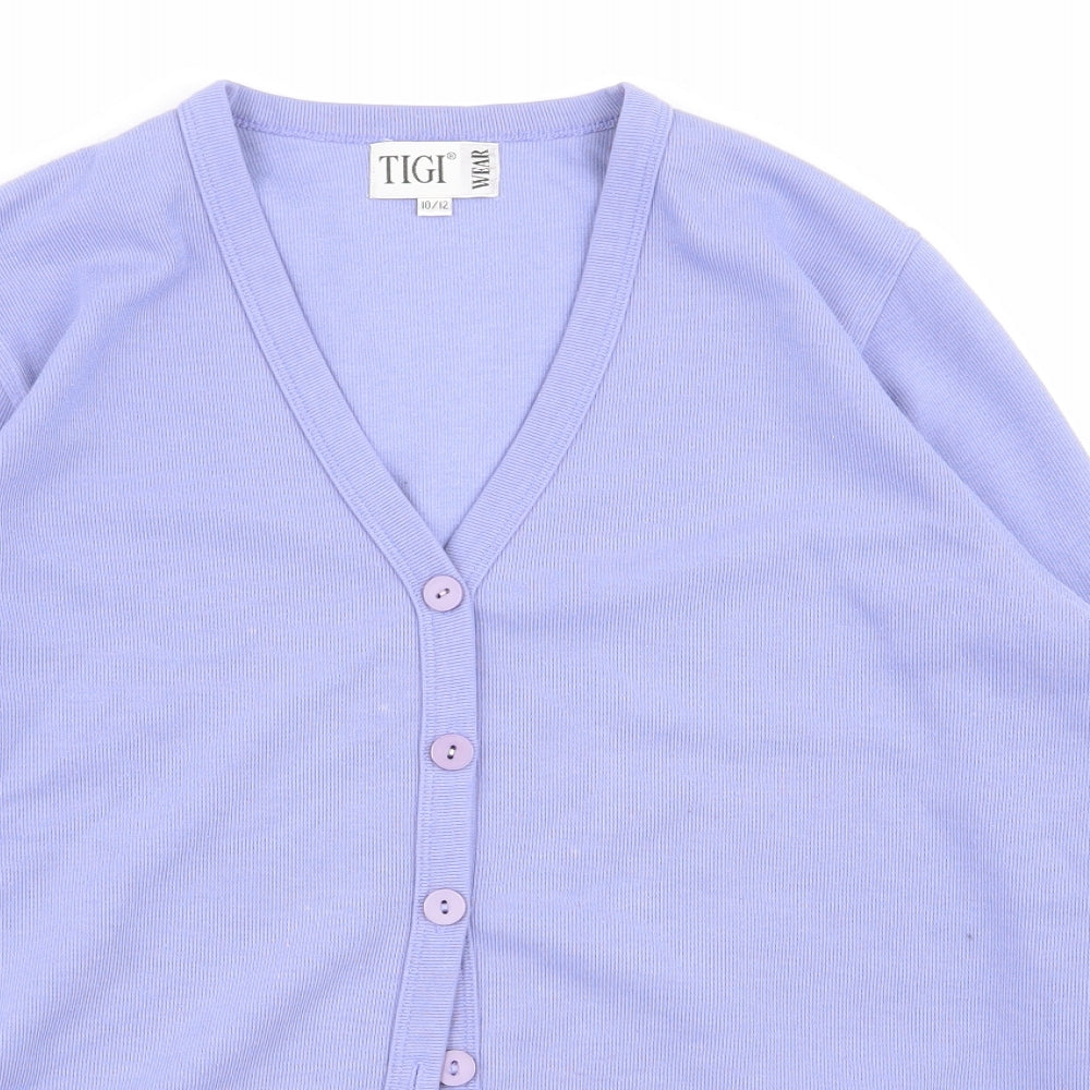 tigi Womens Blue   Cardigan Jumper Size 10