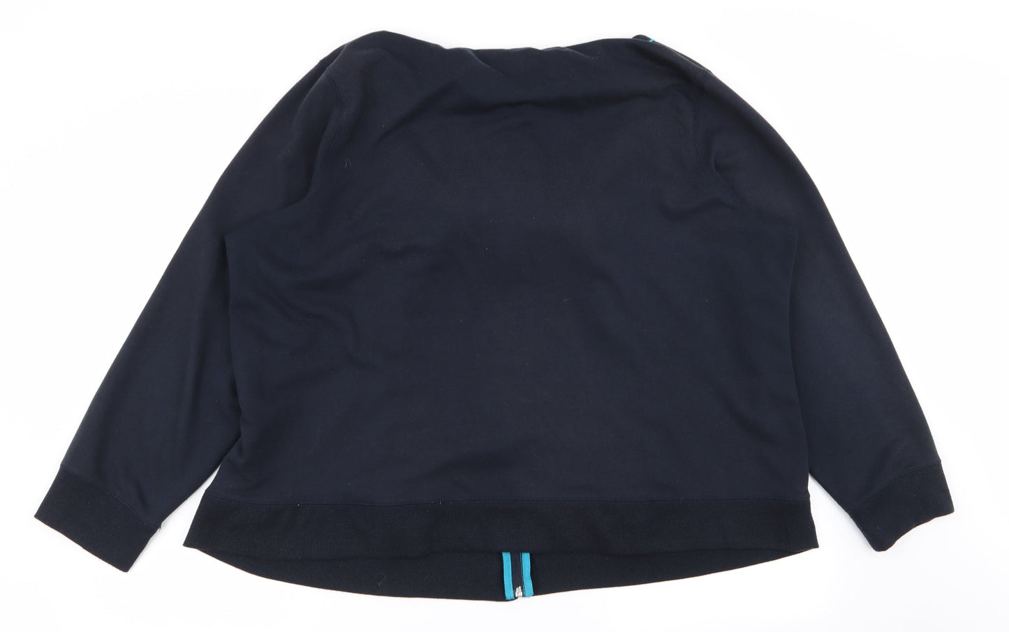 BM Womens Blue   Full Zip Jumper Size XL