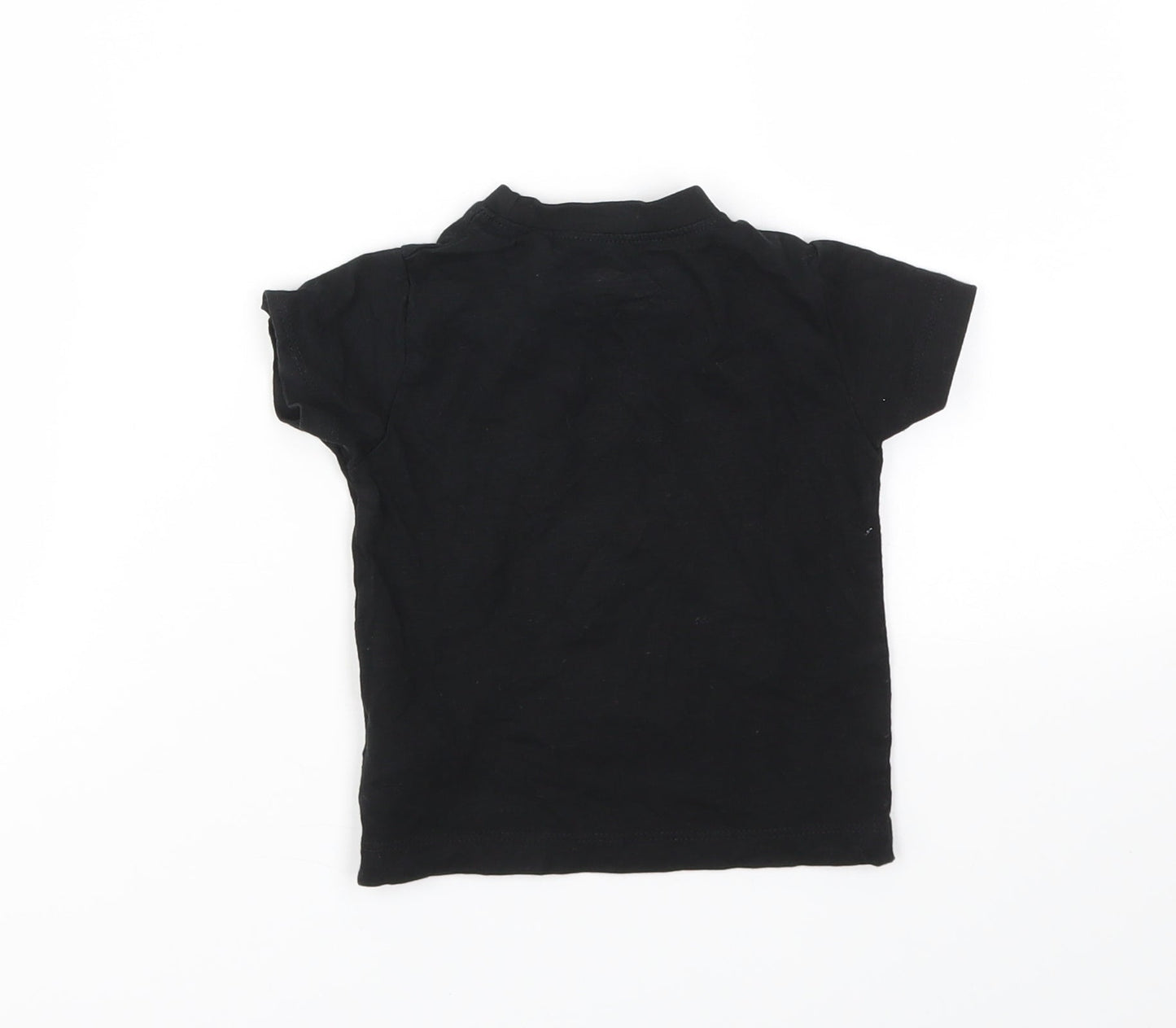 NEXT Girls Black   Basic T-Shirt Size 6-9 Months