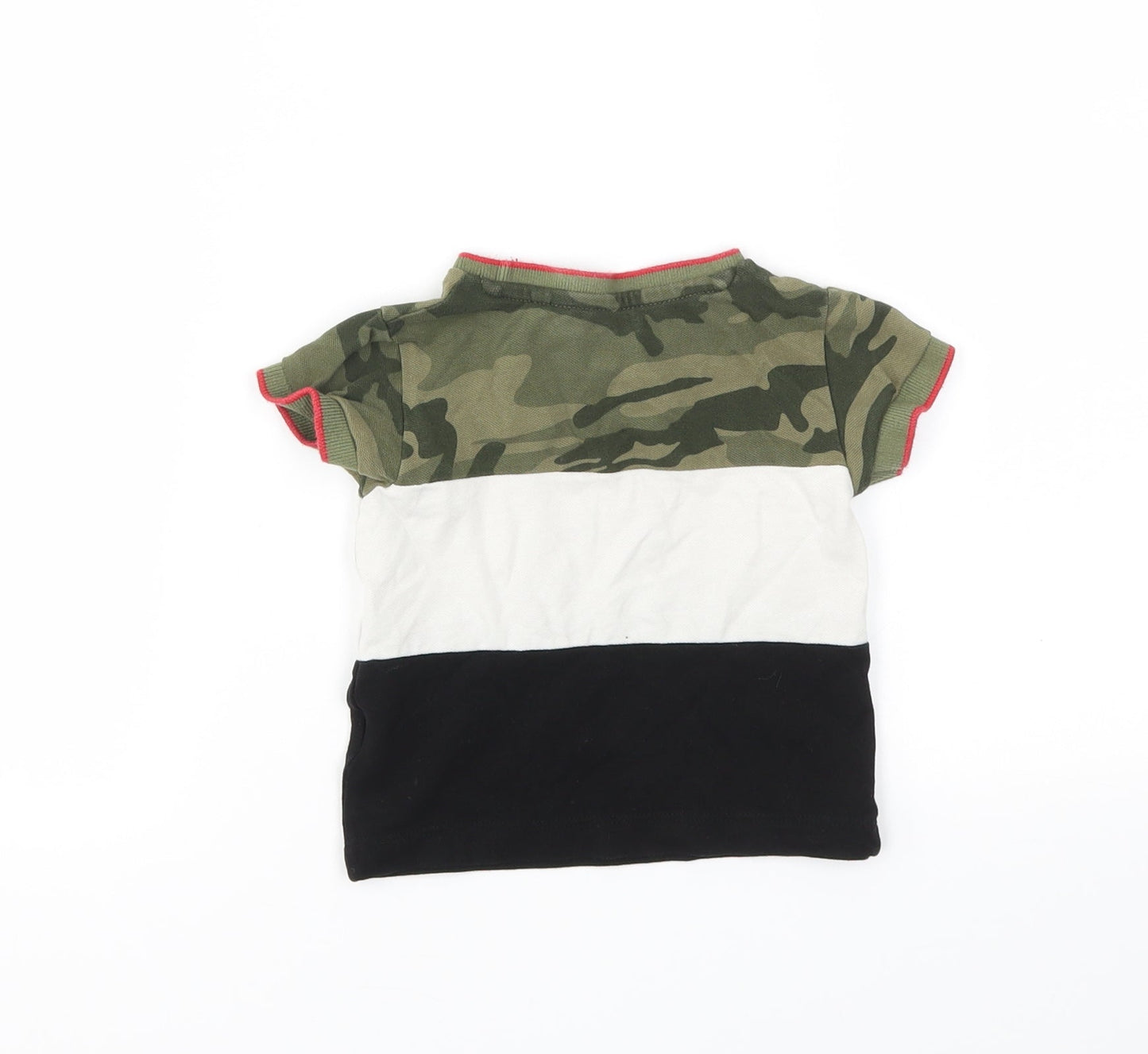 NEXT Boys Multicoloured Camouflage  Basic T-Shirt Size 3-6 Months