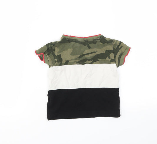 NEXT Boys Multicoloured Camouflage  Basic T-Shirt Size 3-6 Months