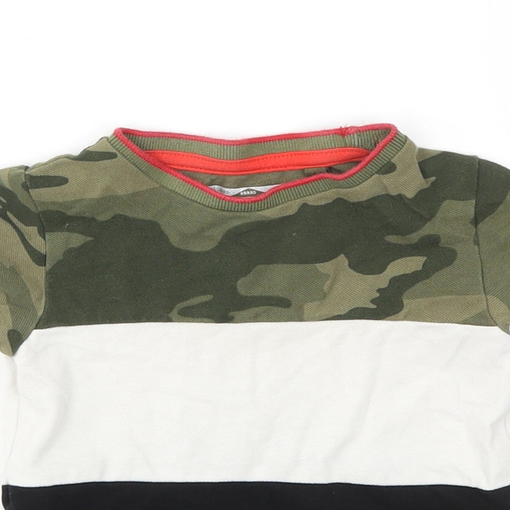 NEXT Boys Multicoloured Camouflage  Basic T-Shirt Size 3-6 Months