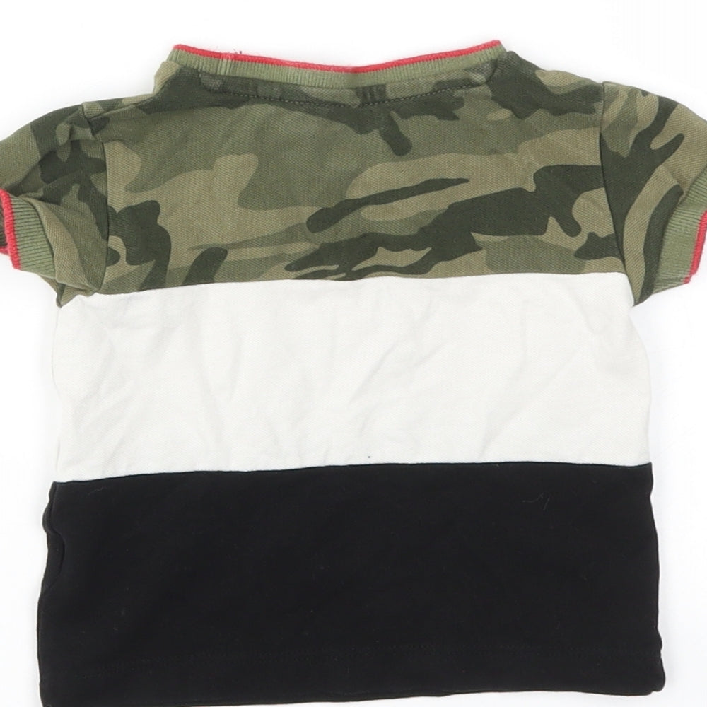 NEXT Boys Multicoloured Camouflage  Basic T-Shirt Size 3-6 Months