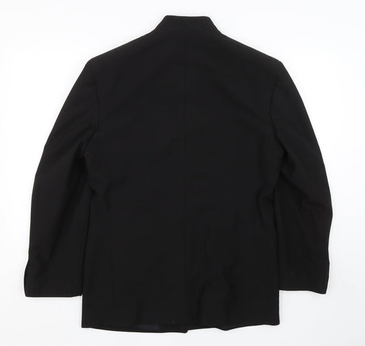 Stone Bridge Mens Black   Jacket Suit Size 38