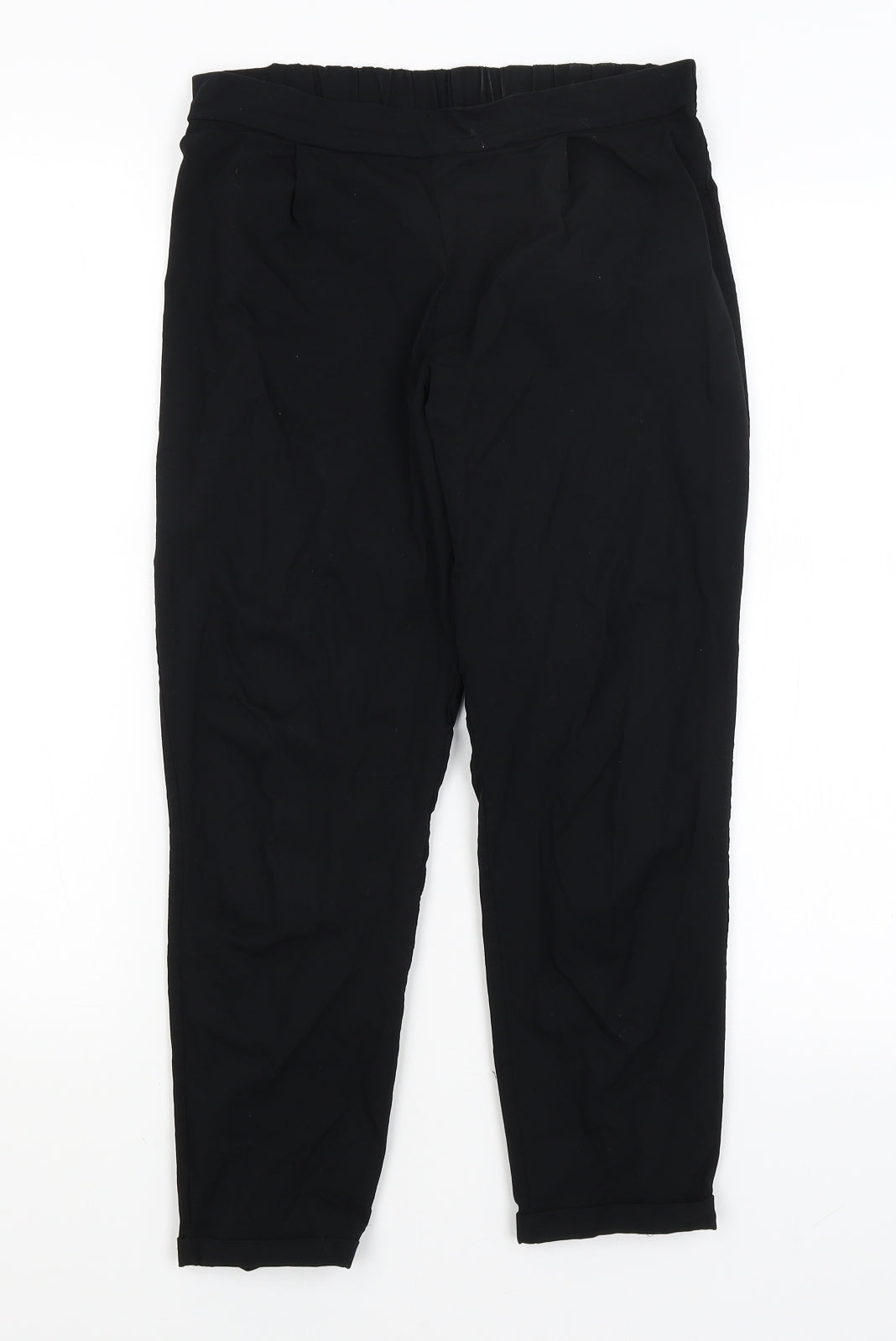 Tezenis Womens Black   Cropped Trousers Size S L22.5 in