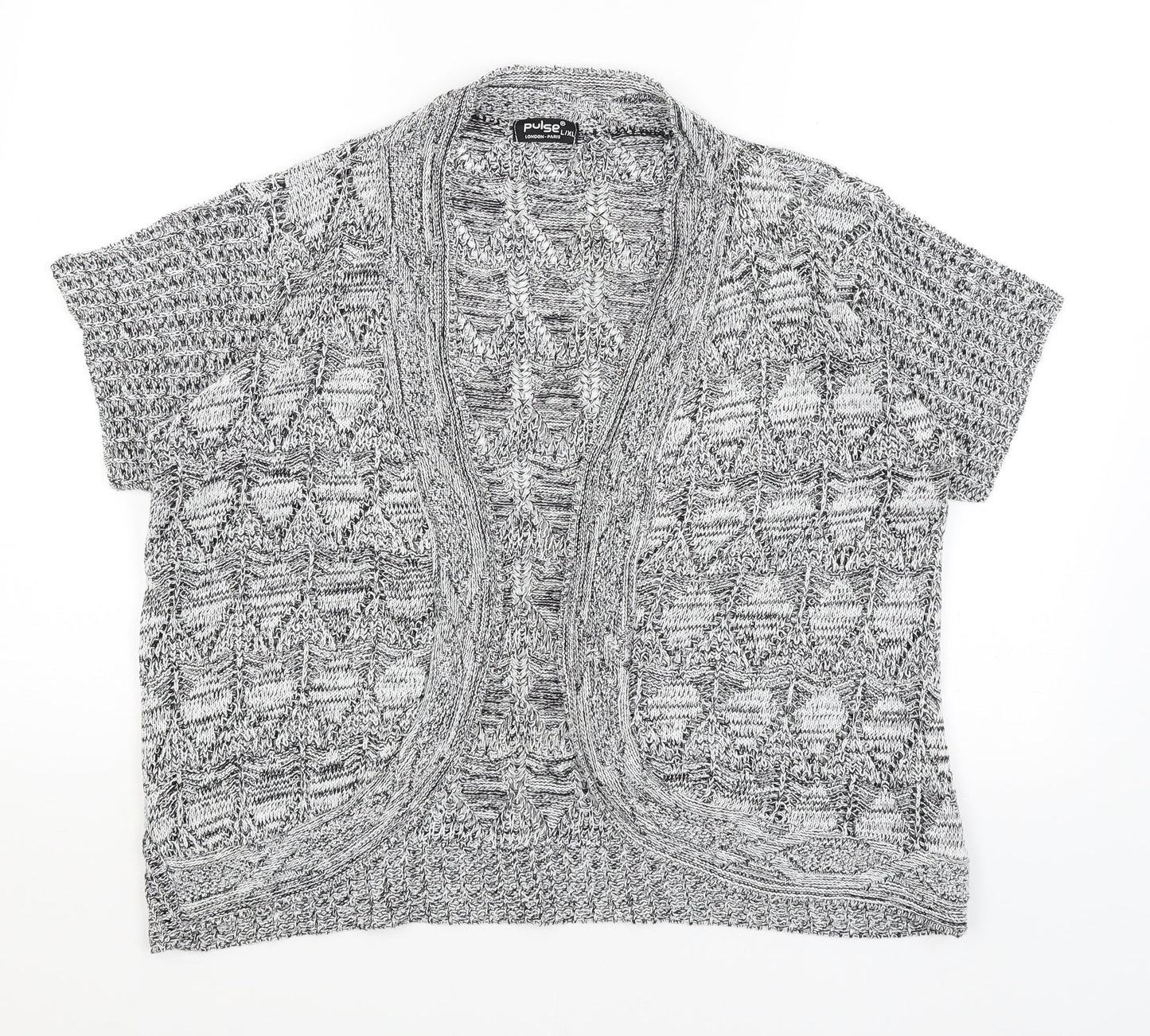 Pulse Womens Grey   Cardigan Jumper Size L