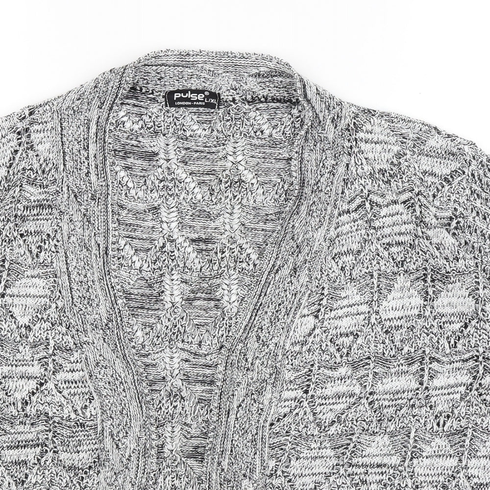 Pulse Womens Grey   Cardigan Jumper Size L