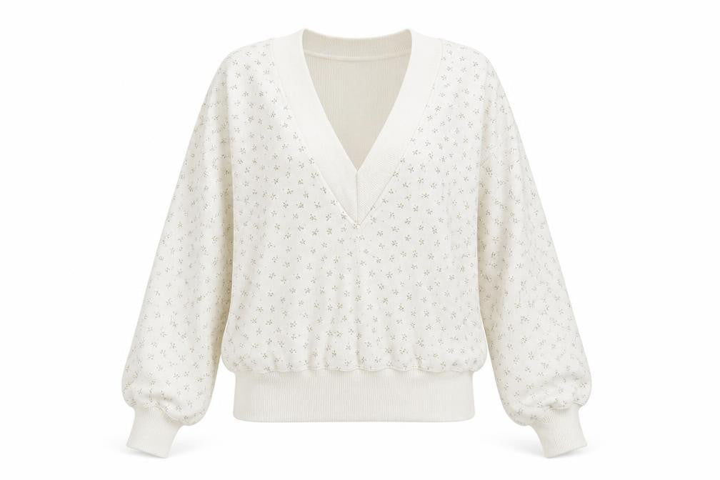 Eaton Select Womens White   Pullover Jumper Size M