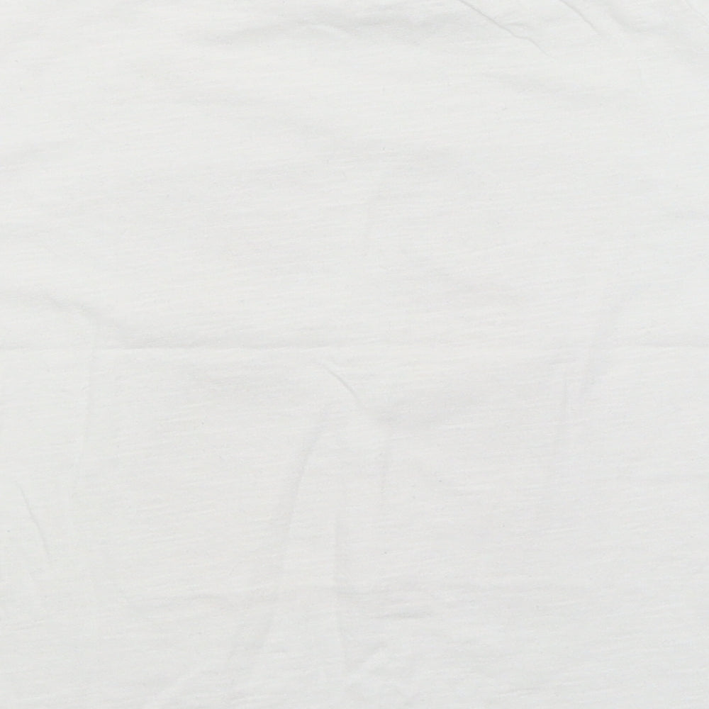 George Girls White   Basic T-Shirt Size 10-11 Years