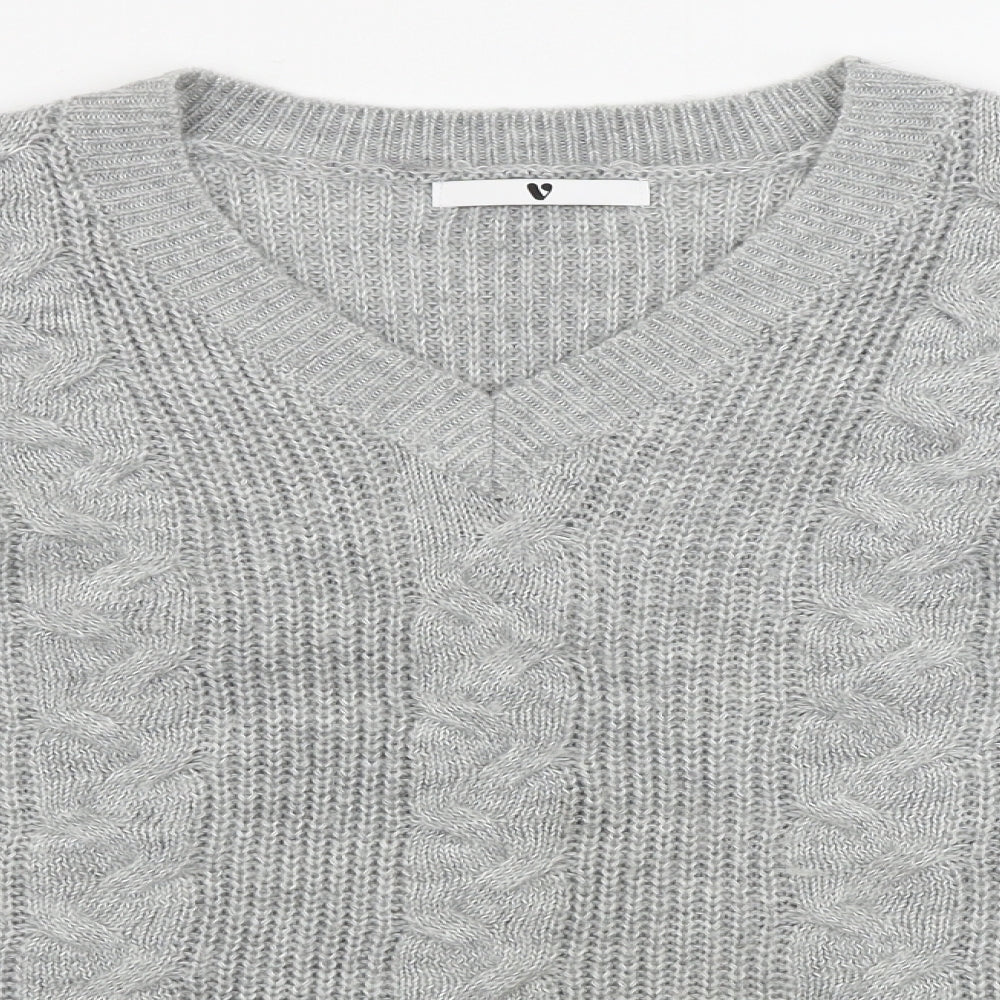 Very Womens Grey   Pullover Jumper Size 10