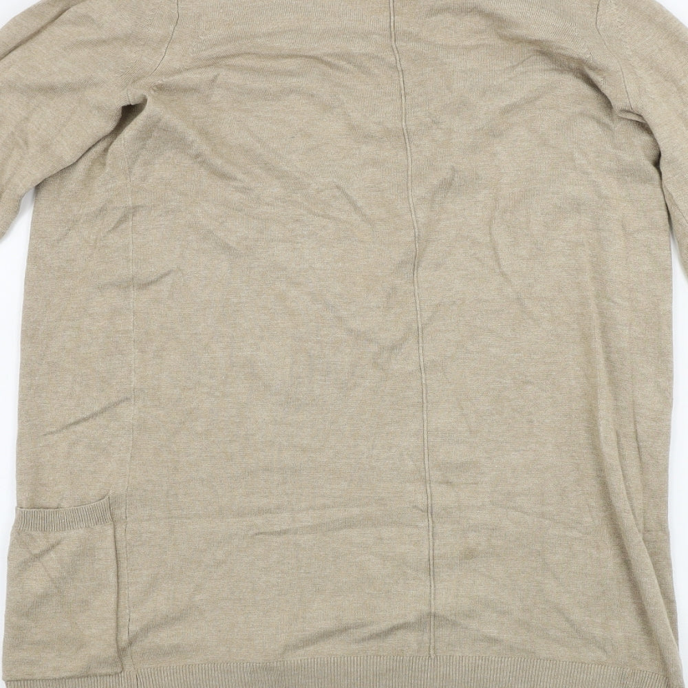 Marks and Spencer   Womens Beige   Cardigan Jumper Size XS