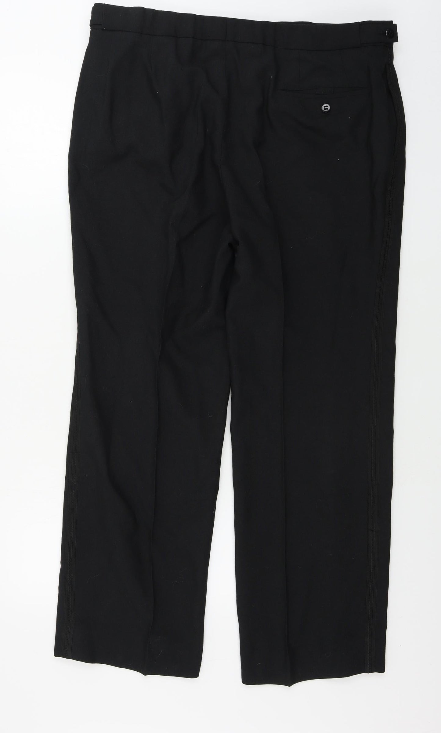 Preworn  Womens Black   Trousers  Size 36 in L27 in