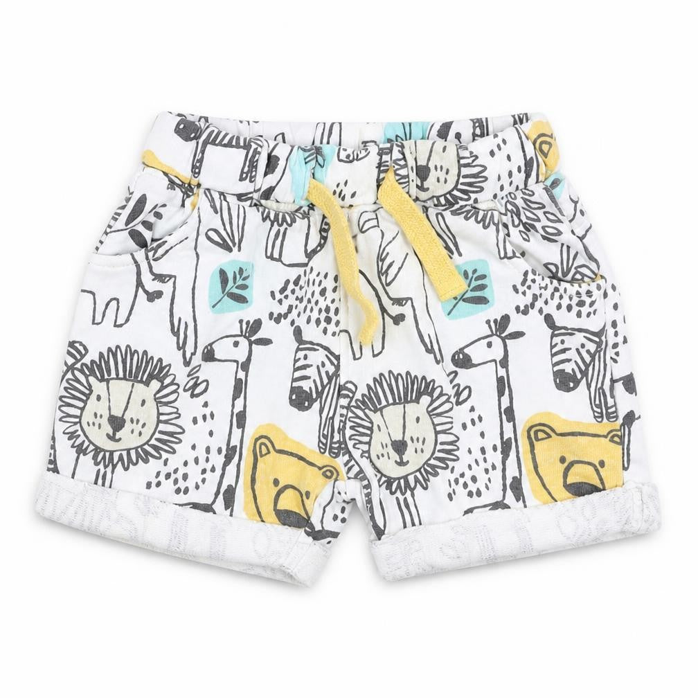 Marks and Spencer Baby White    Trousers Size 0-3 Months  - animals