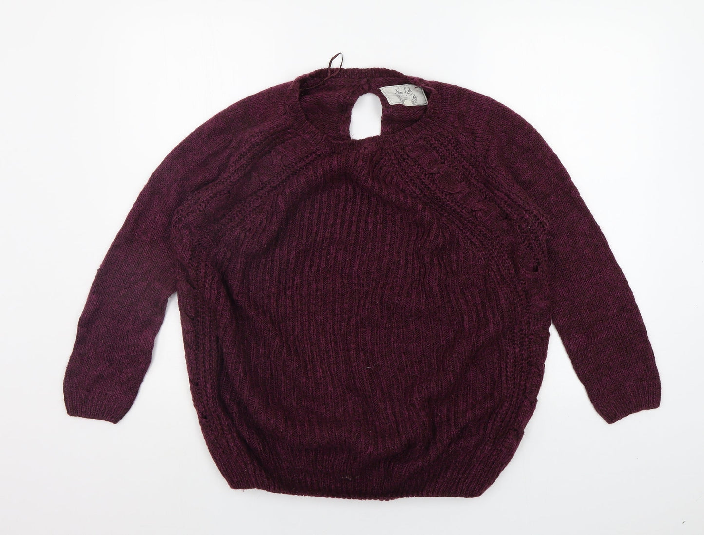 New Look Womens Purple   Pullover Jumper Size M