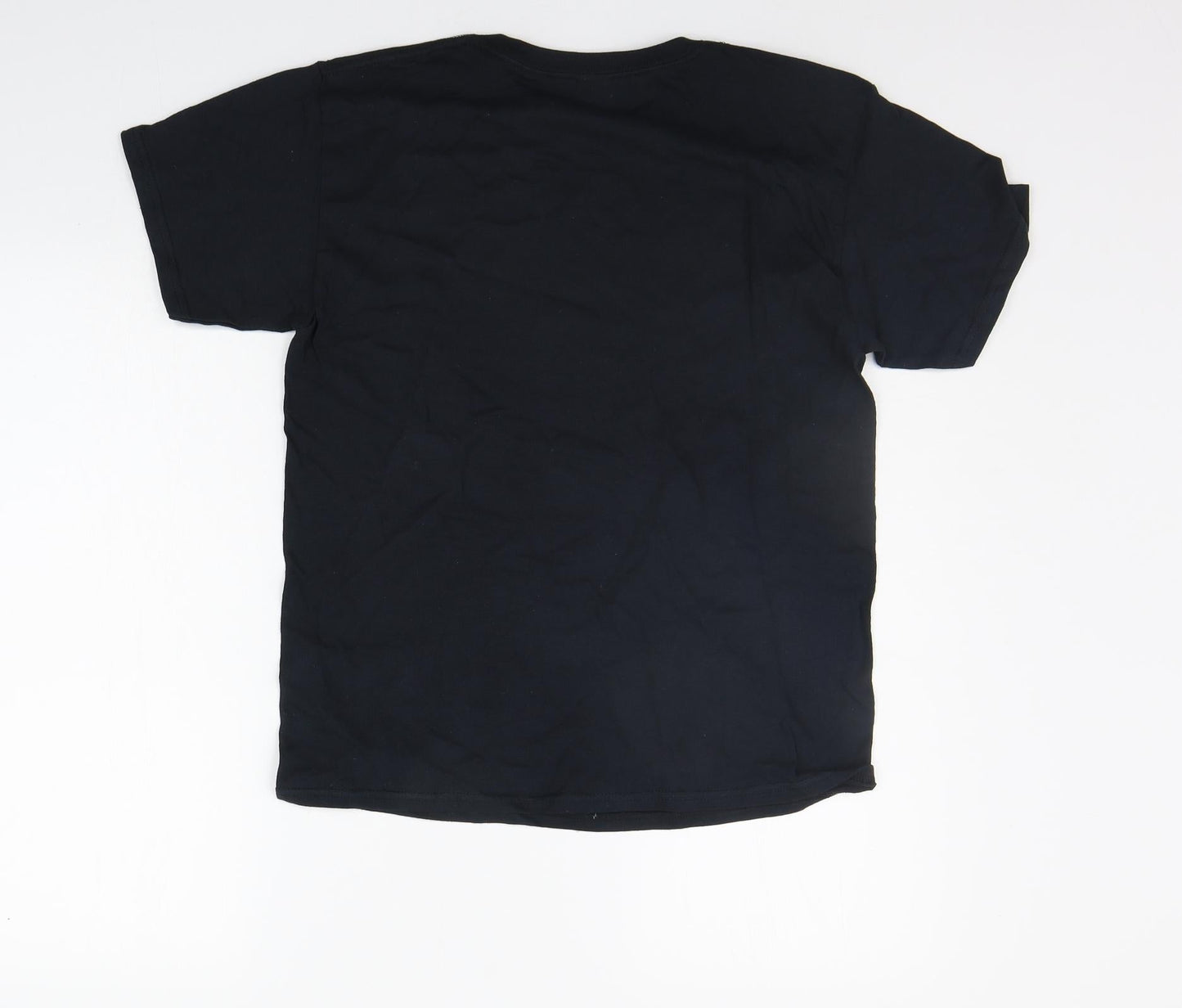 Gildan Boys Black   Basic T-Shirt Size L