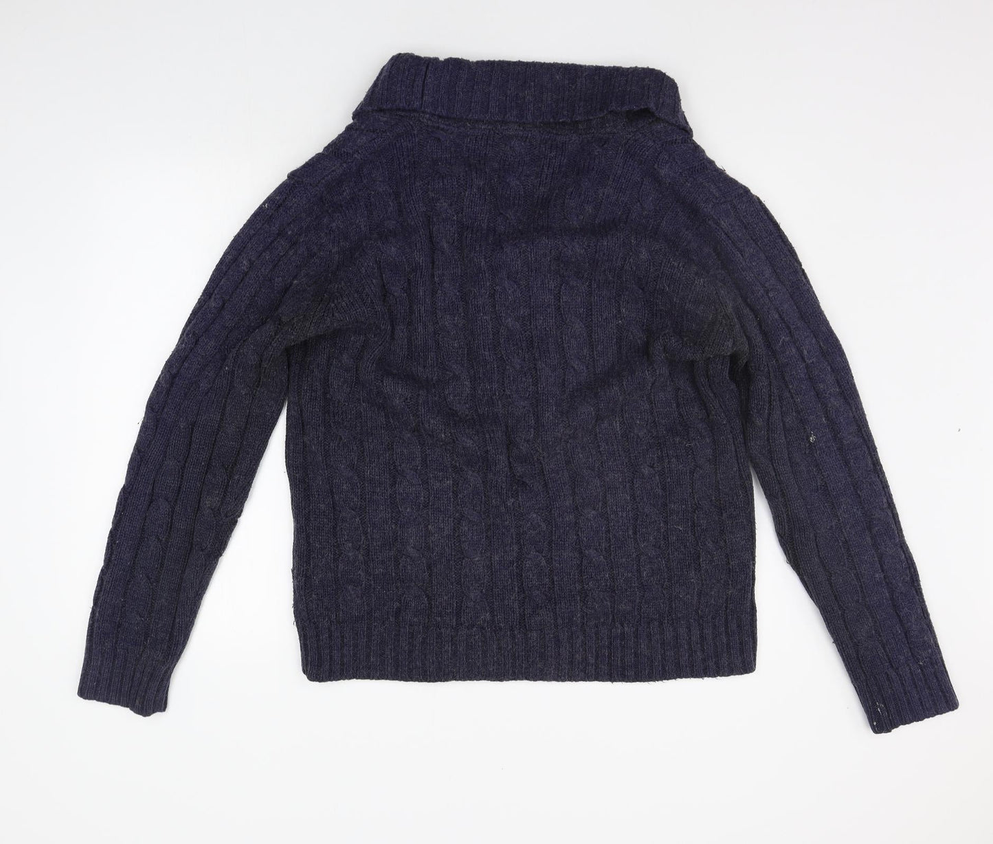 Ambrose Womens Blue   Cardigan Jumper Size L