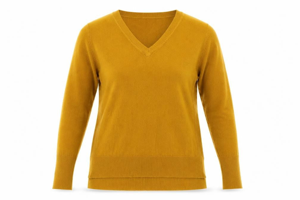Primark Womens Yellow   Pullover Jumper Size M