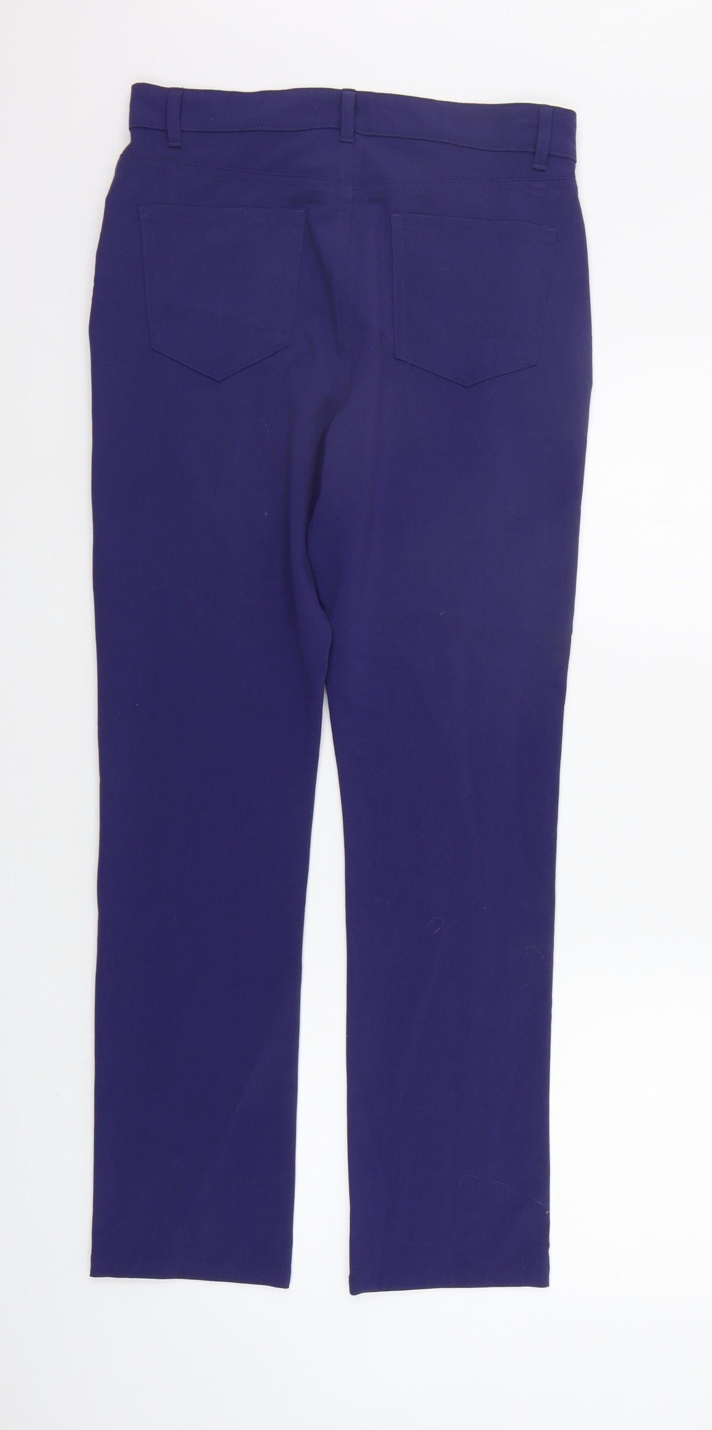 Marks and Spencer Womens Blue   Trousers  Size 12 L27 in
