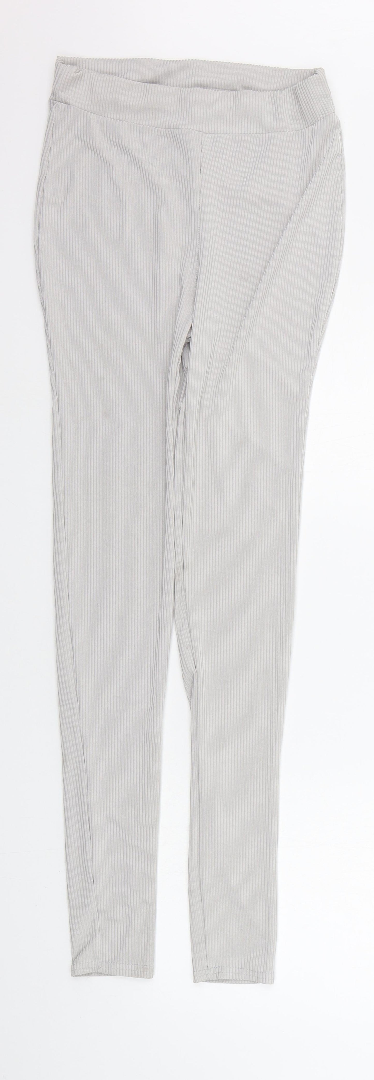 Preworn Womens Grey   Jegging Trousers Size 12 L30 in