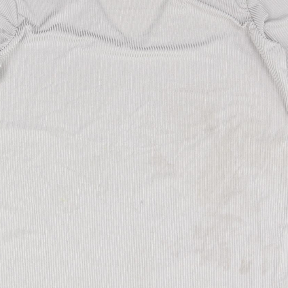 Misspap Womens Grey   Basic T-Shirt Size 12