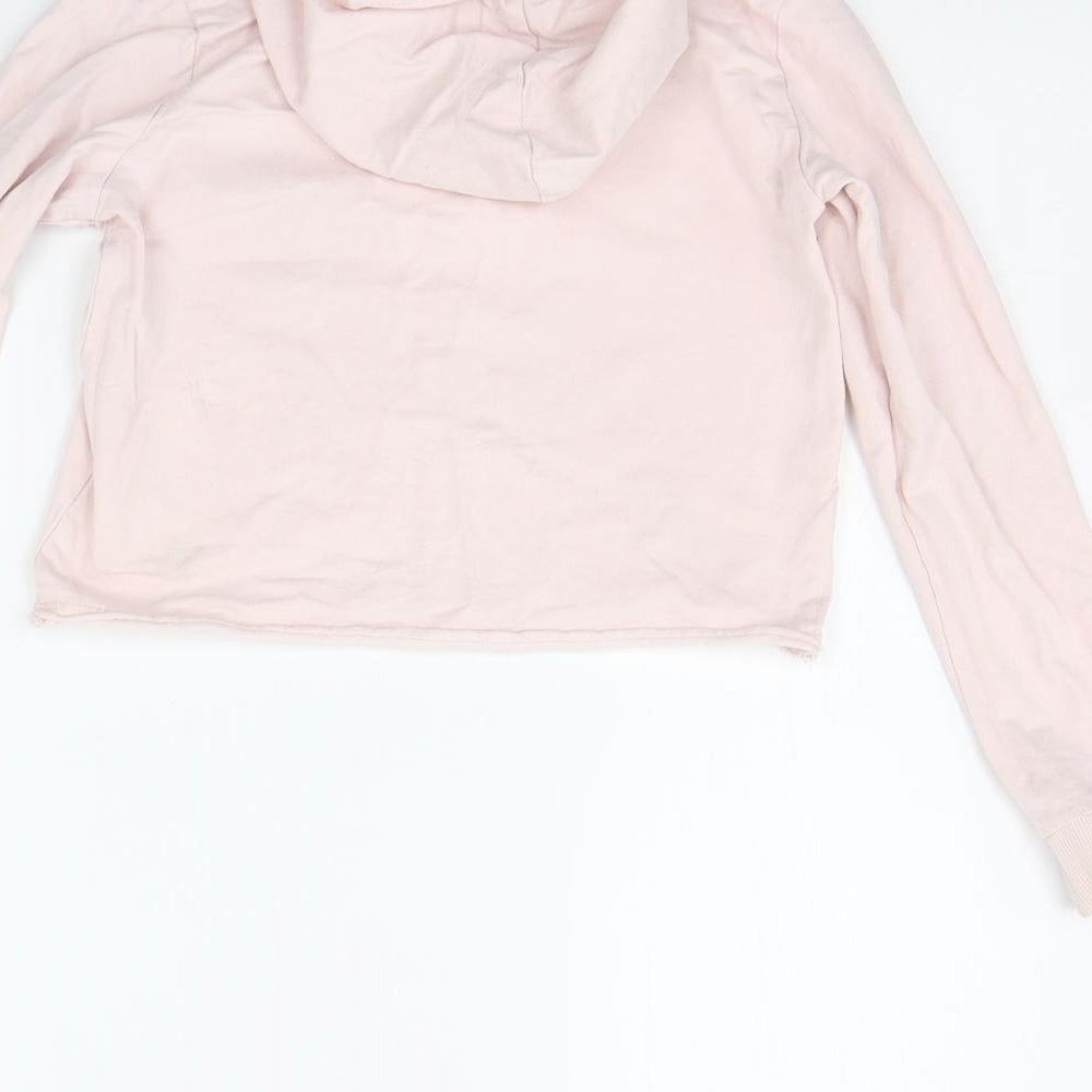 H&M Girls Pink   Pullover Hoodie Size 11-12 Years