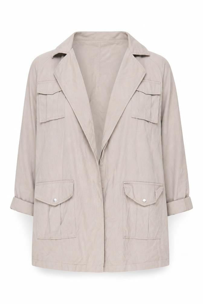 New Look Womens Beige   Jacket Blazer Size 10