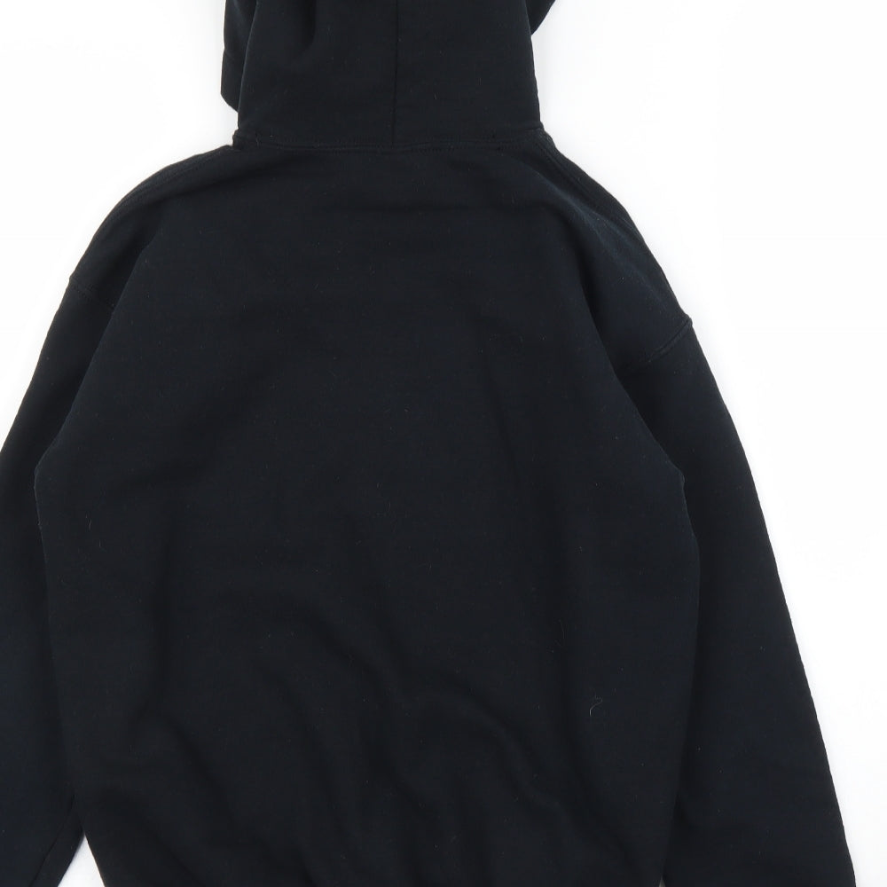 Gildan Boys Black   Pullover Hoodie Size L