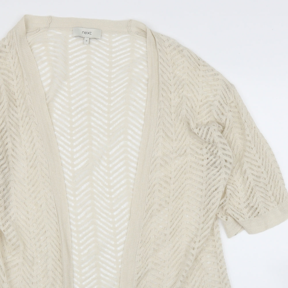 NEXT Womens Ivory   Cardigan Jumper Size 12