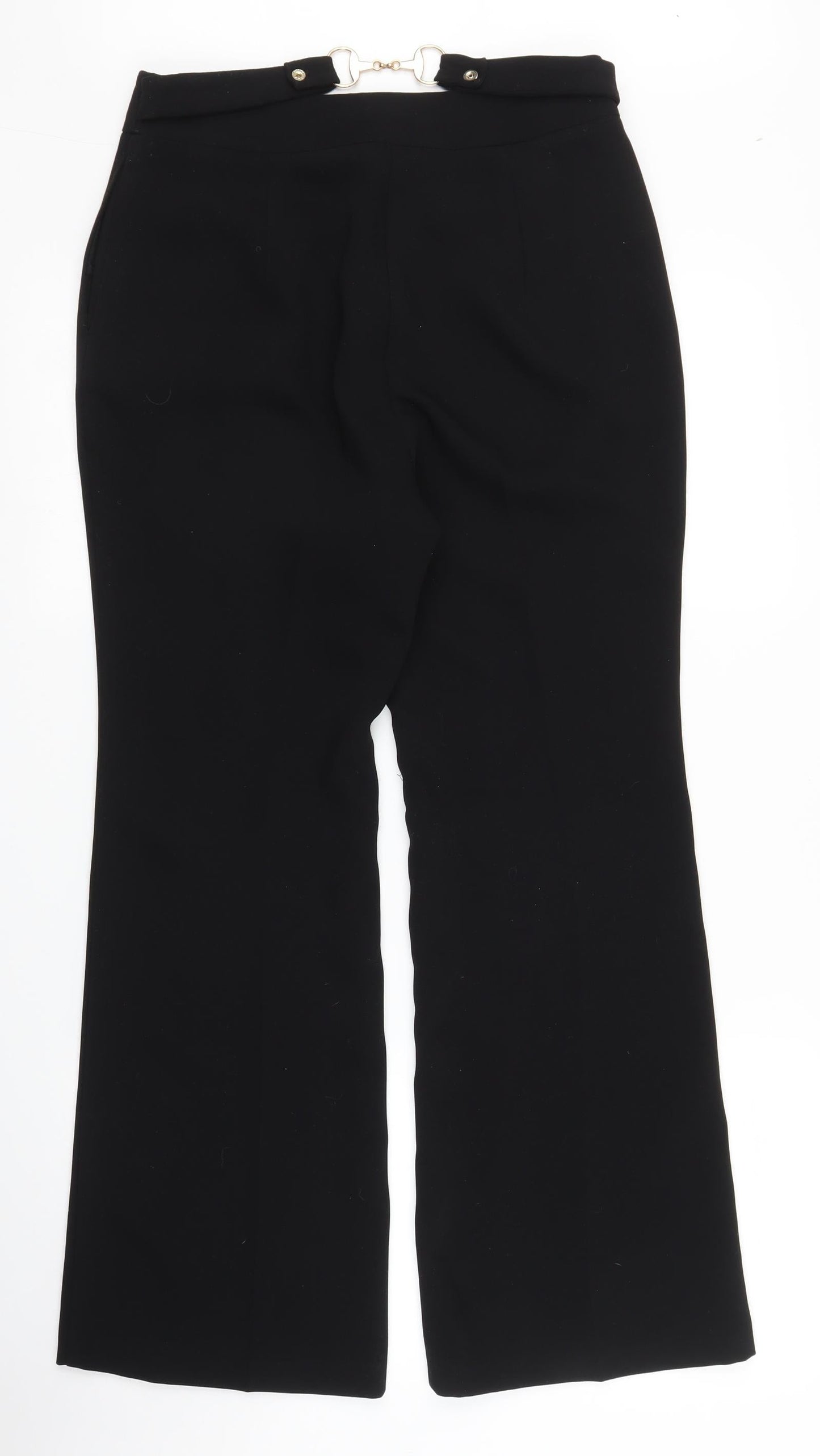 Topshop Womens Black   Trousers  Size 10 L27 in
