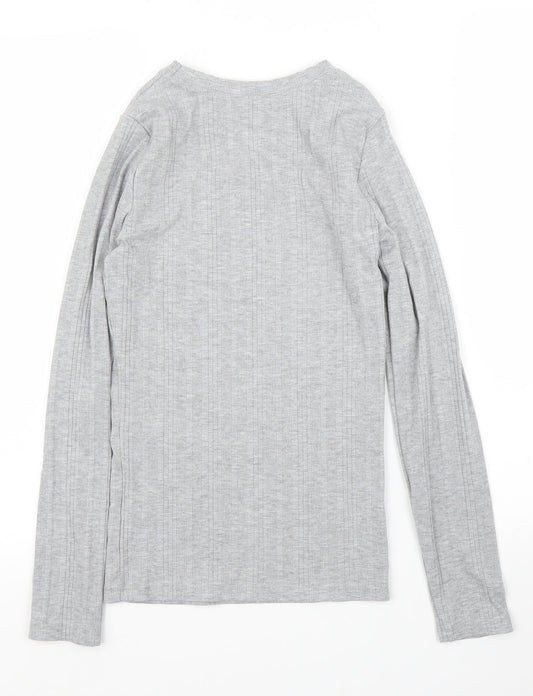 New Look Womens Grey   Basic T-Shirt Size 8