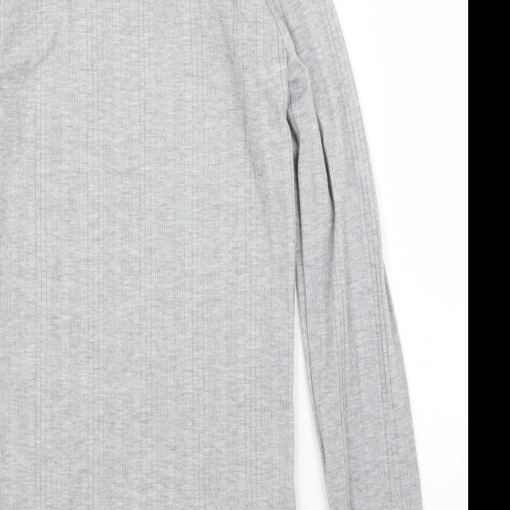 New Look Womens Grey   Basic T-Shirt Size 8