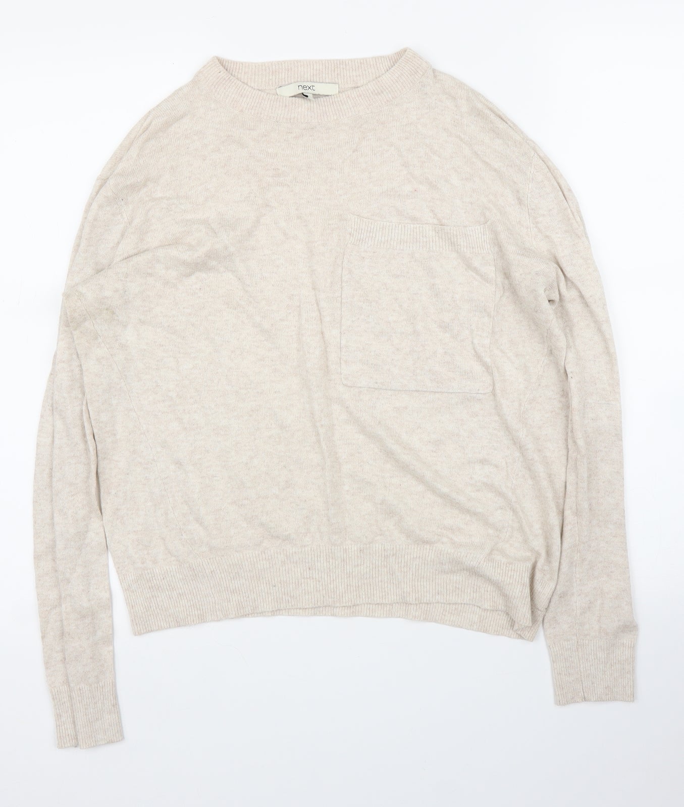 NEXT Womens Beige   Pullover Jumper Size 10