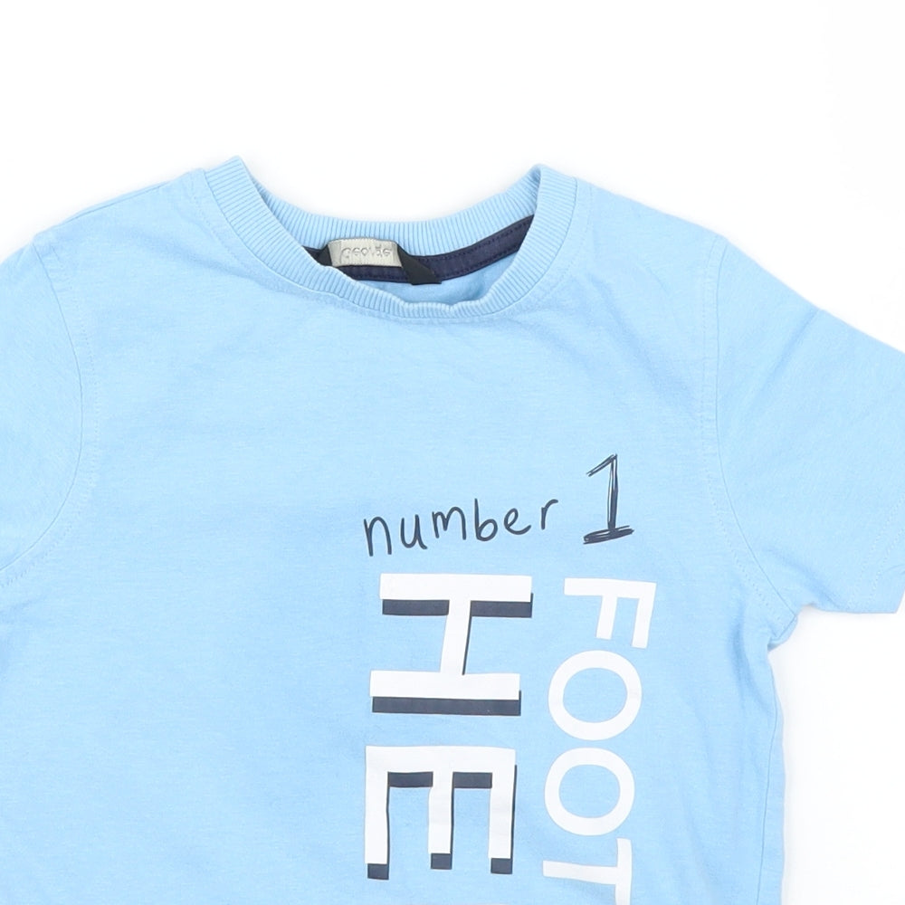 George Boys Blue   Basic T-Shirt Size 3 Years
