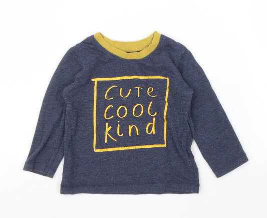 George Boys Blue   Basic T-Shirt Size 9 Years