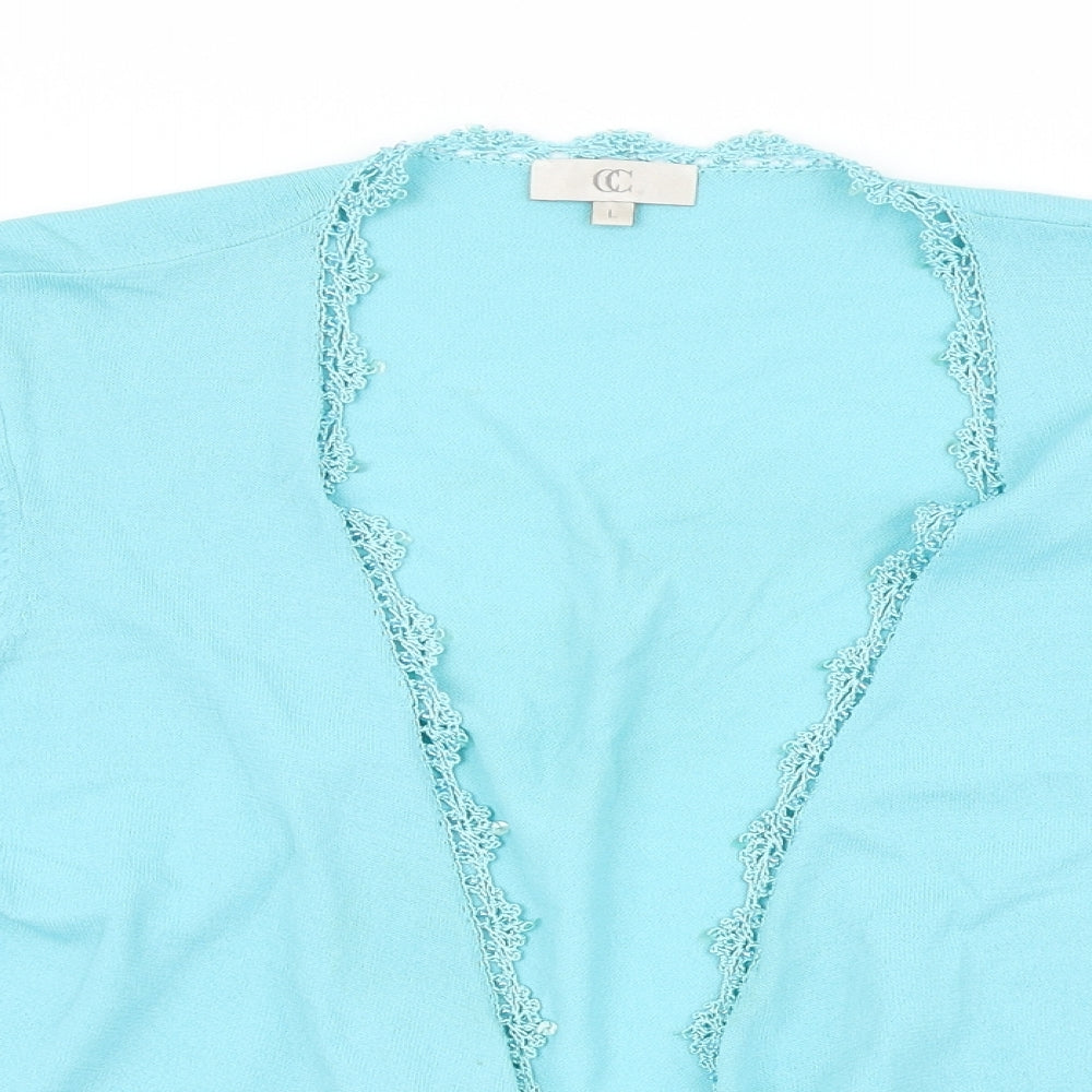 CC Womens Blue   Cardigan Jumper Size L