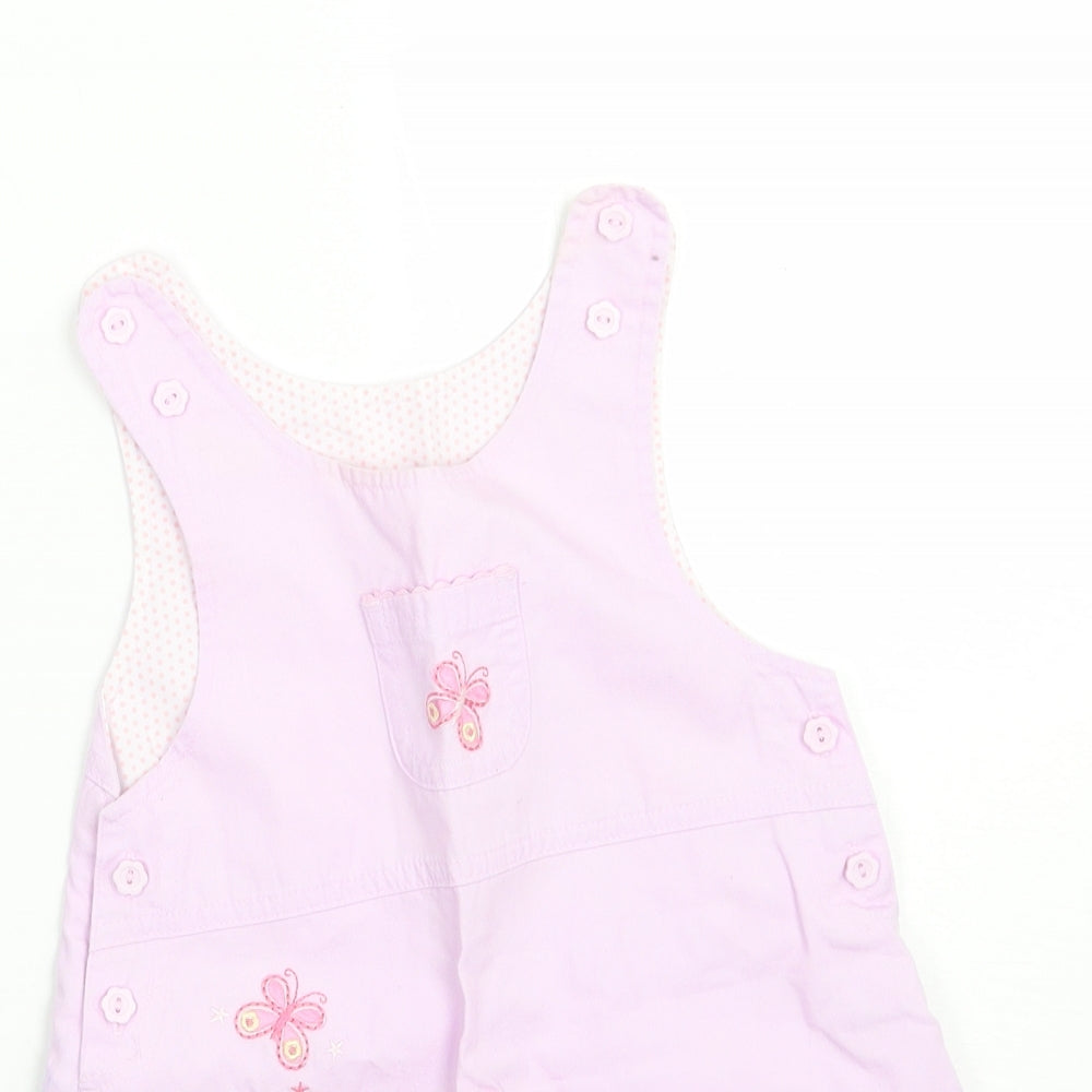 Morris mouse Girls Purple Animal Print  A-Line  Size 6-9 Months