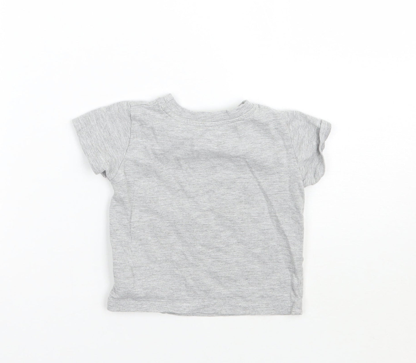 Primark Boys Grey   Basic T-Shirt Size 9-12 Months