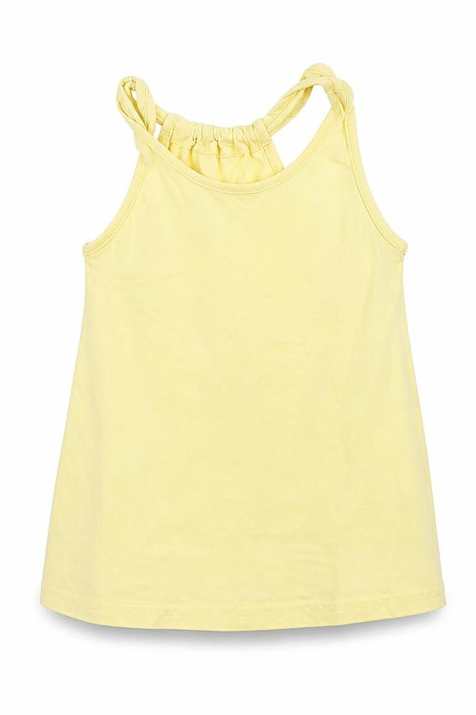 Nutmeg Girls Yellow   Basic Tank Size 6-7 Years