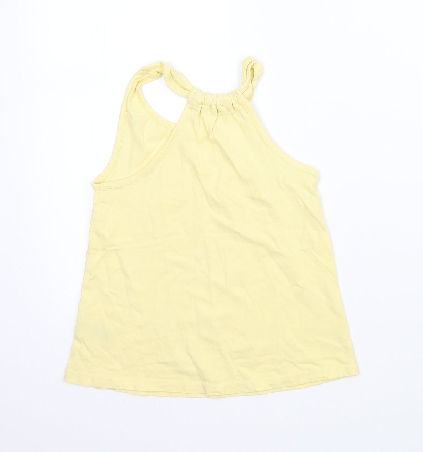 Nutmeg Girls Yellow   Basic Tank Size 6-7 Years