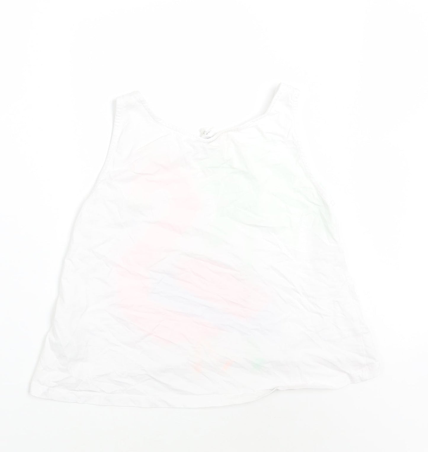Zara Girls White   Basic Tank Size 12 Years
